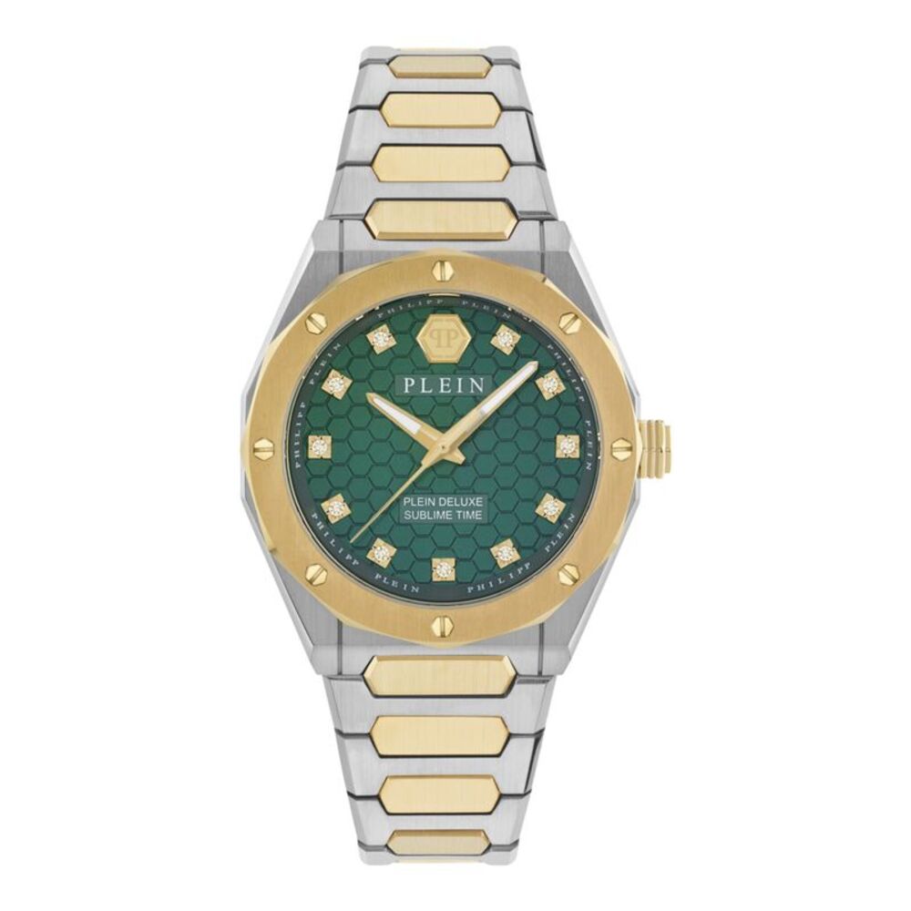 Philipp Plein Plein Deluxe Lady Crystal Watch Two Tone Womens